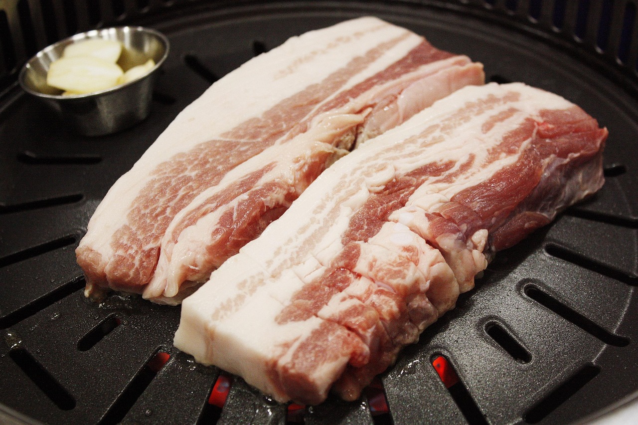 meat, pork, pork belly, grilled, fire, restaurant, republic of korea, butcher shop, threefold, food, dining, delicious, korean, pig, meat eating, teppanyaki, meat, meat, meat, pork, pork, pork, pork, pork, pork belly, pork belly