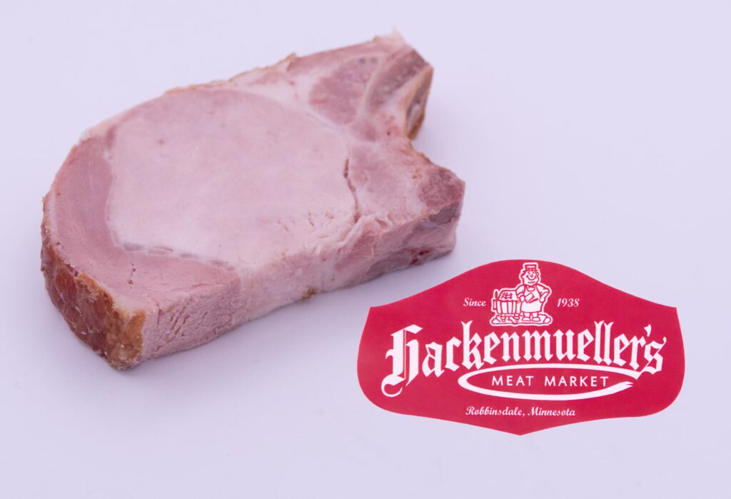 Hackenmueller meats smoked pork chops